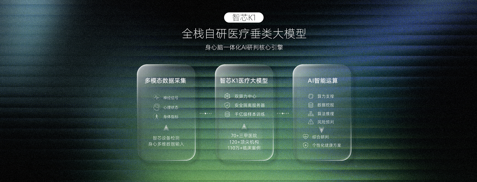 智芯K1全栈自研医疗垂类大模型